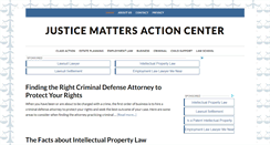 Desktop Screenshot of justicemattersactioncenter.org